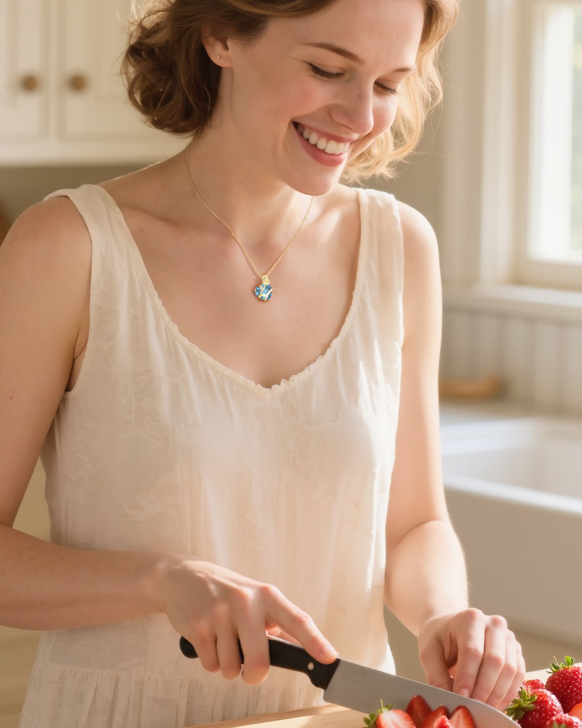 birthstone necklace for women