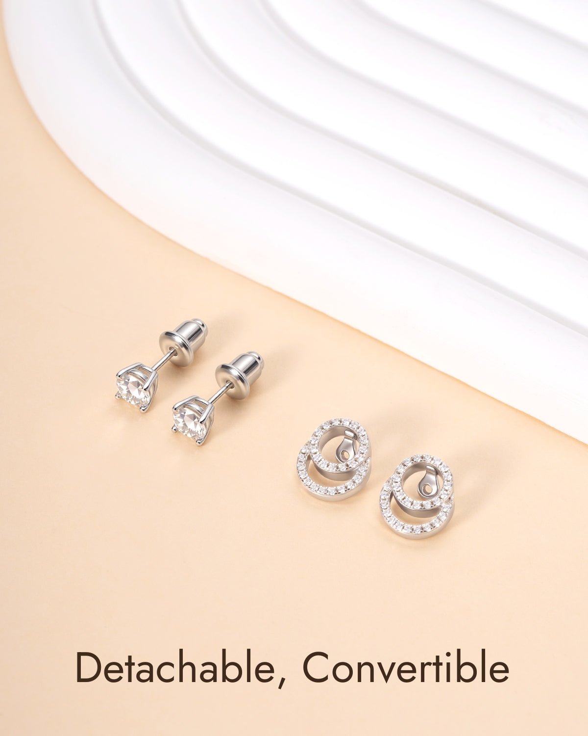 moissanite earrings