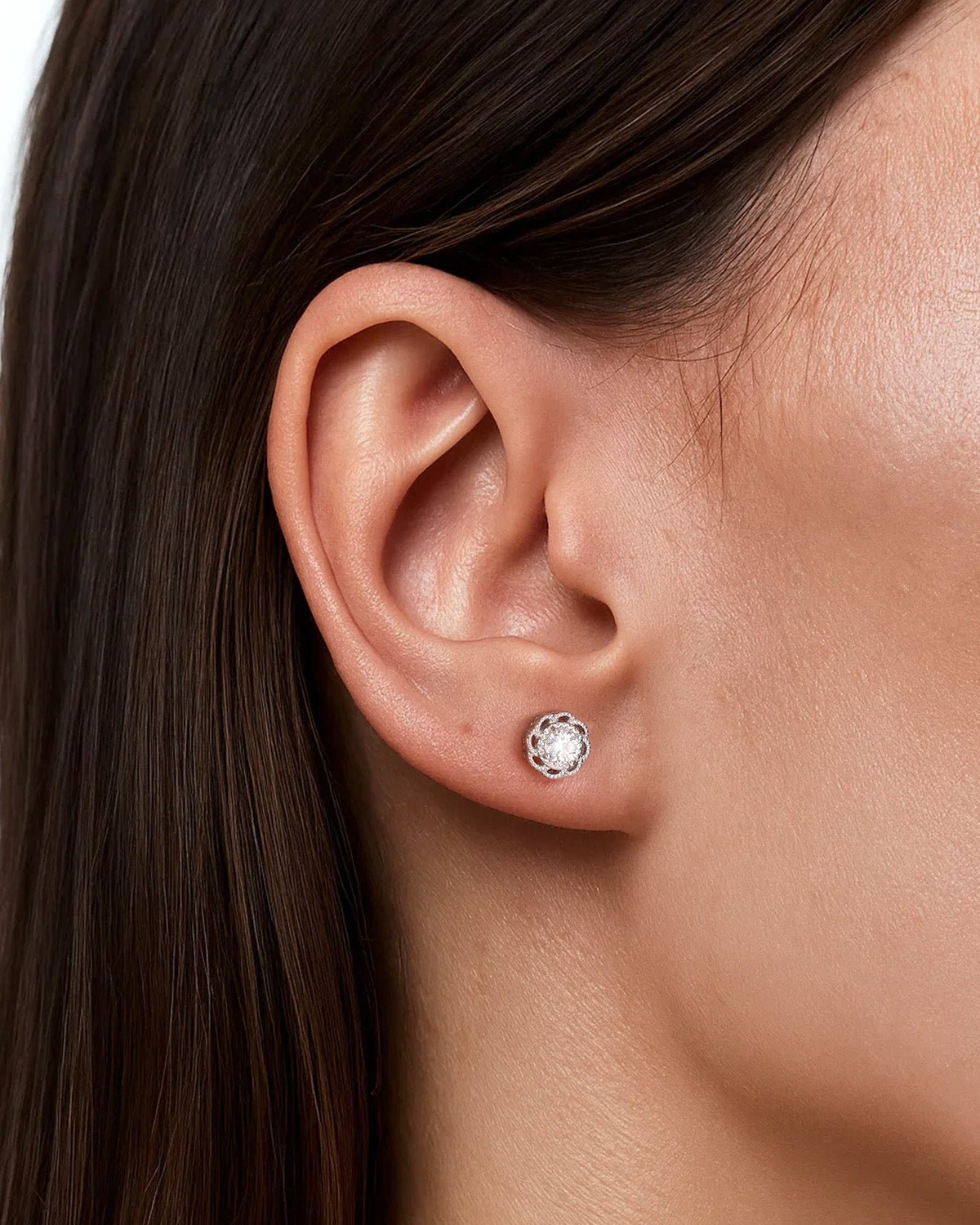 moissanite earrings for women