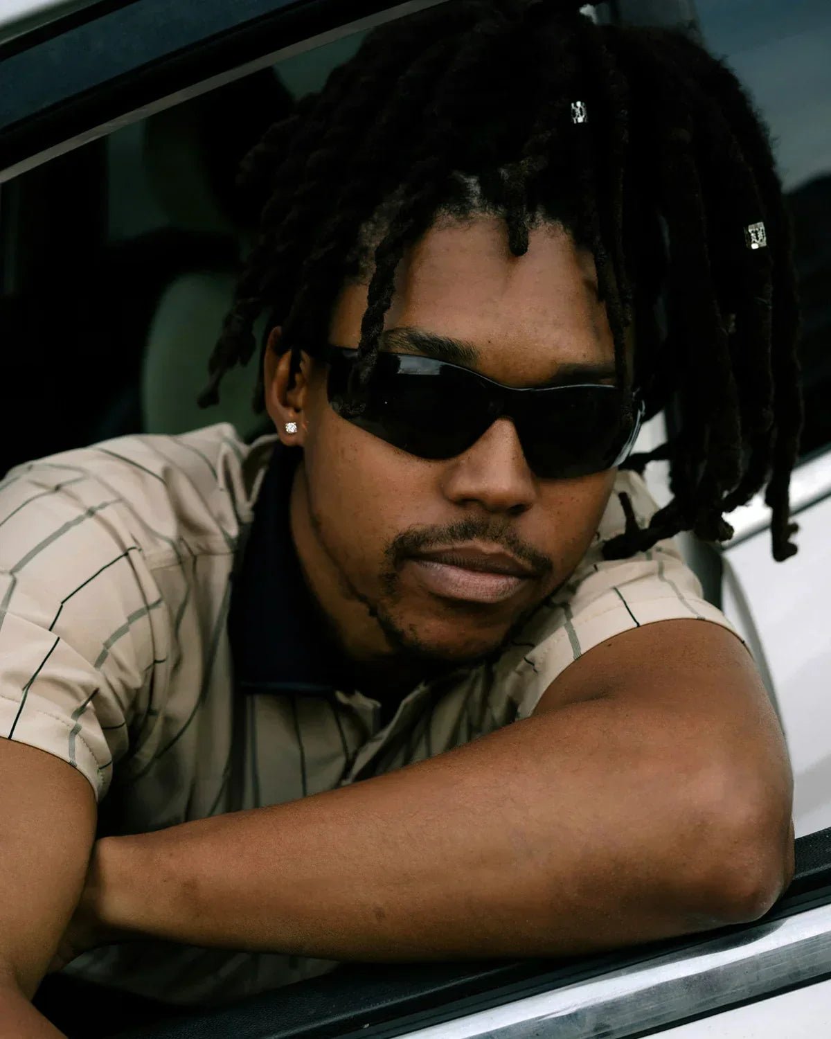 moissanite earrings mens​