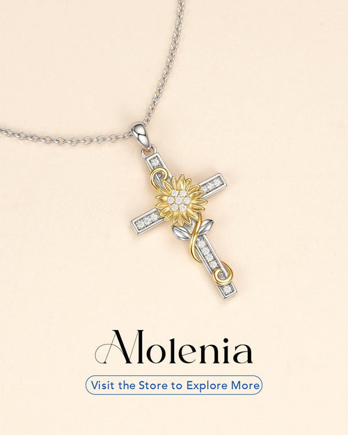 sunflower cross jewelry for women