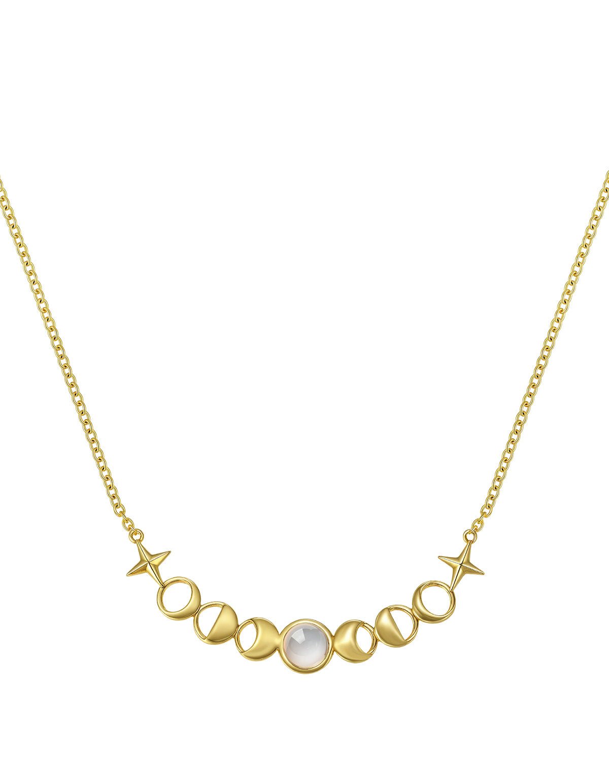 moon phase necklace