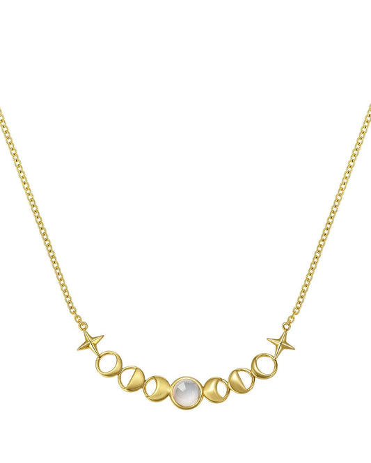 moon phase necklace