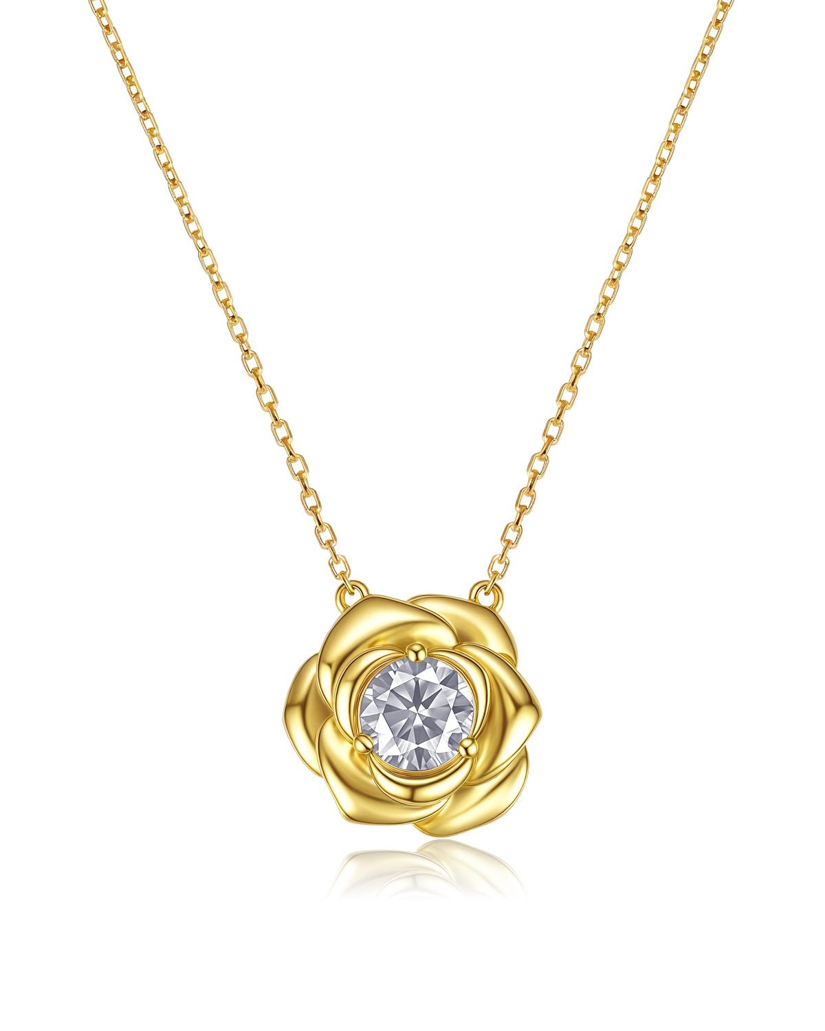 floral birthstone pendant  