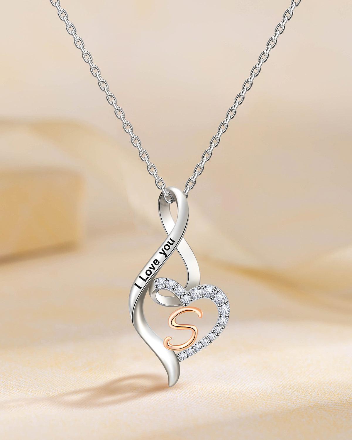 Personalized Initial Necklace - Custom Letter Pendants - Molenia Jewelry