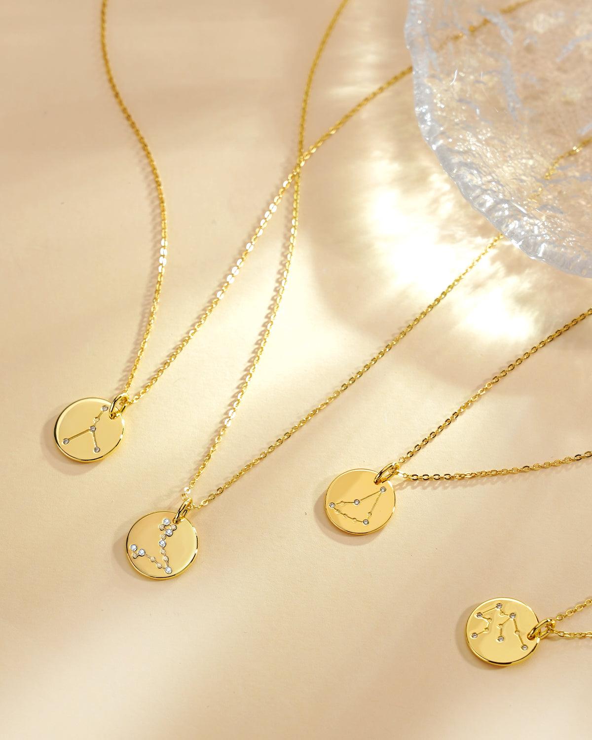 Pisces Zodiac Pendant Necklace - Molenia Jewelry