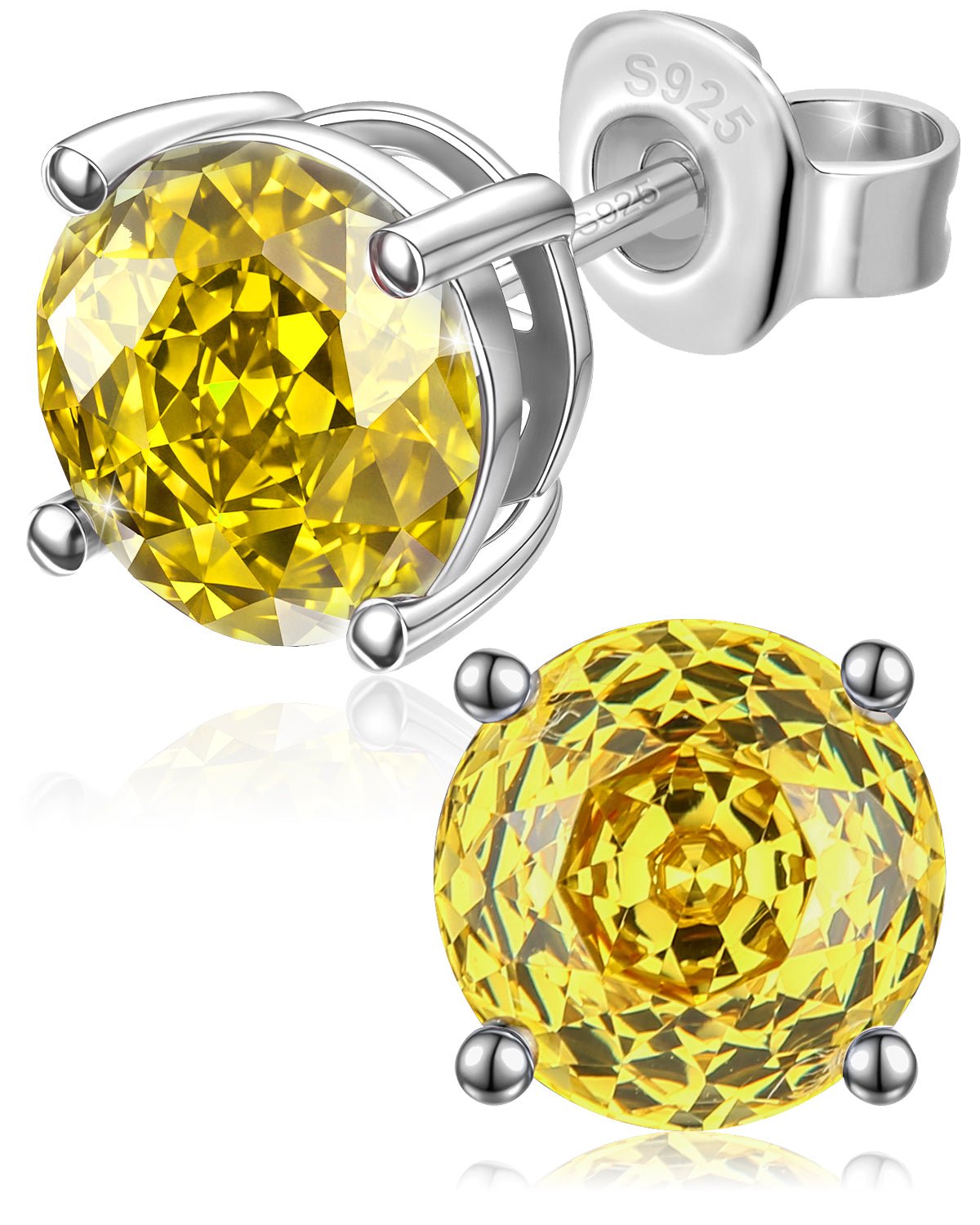 sterling silver gemstone earrings