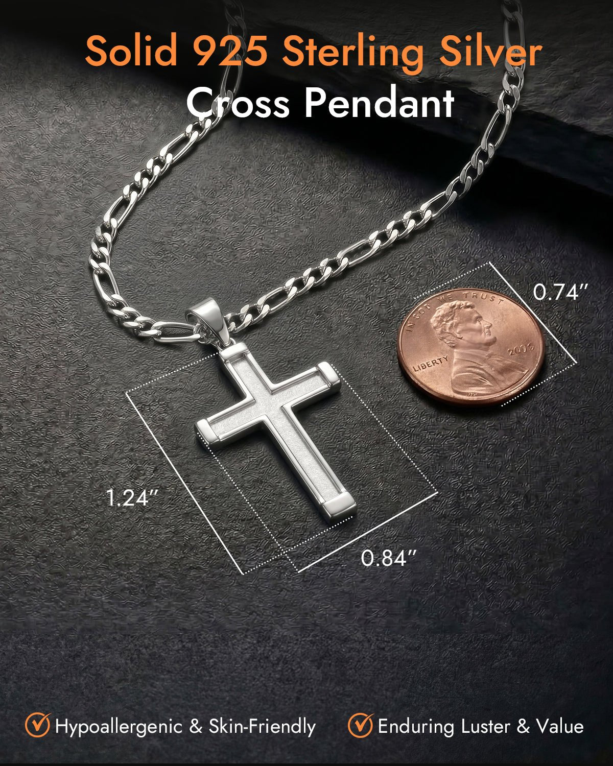 cross necklace for men