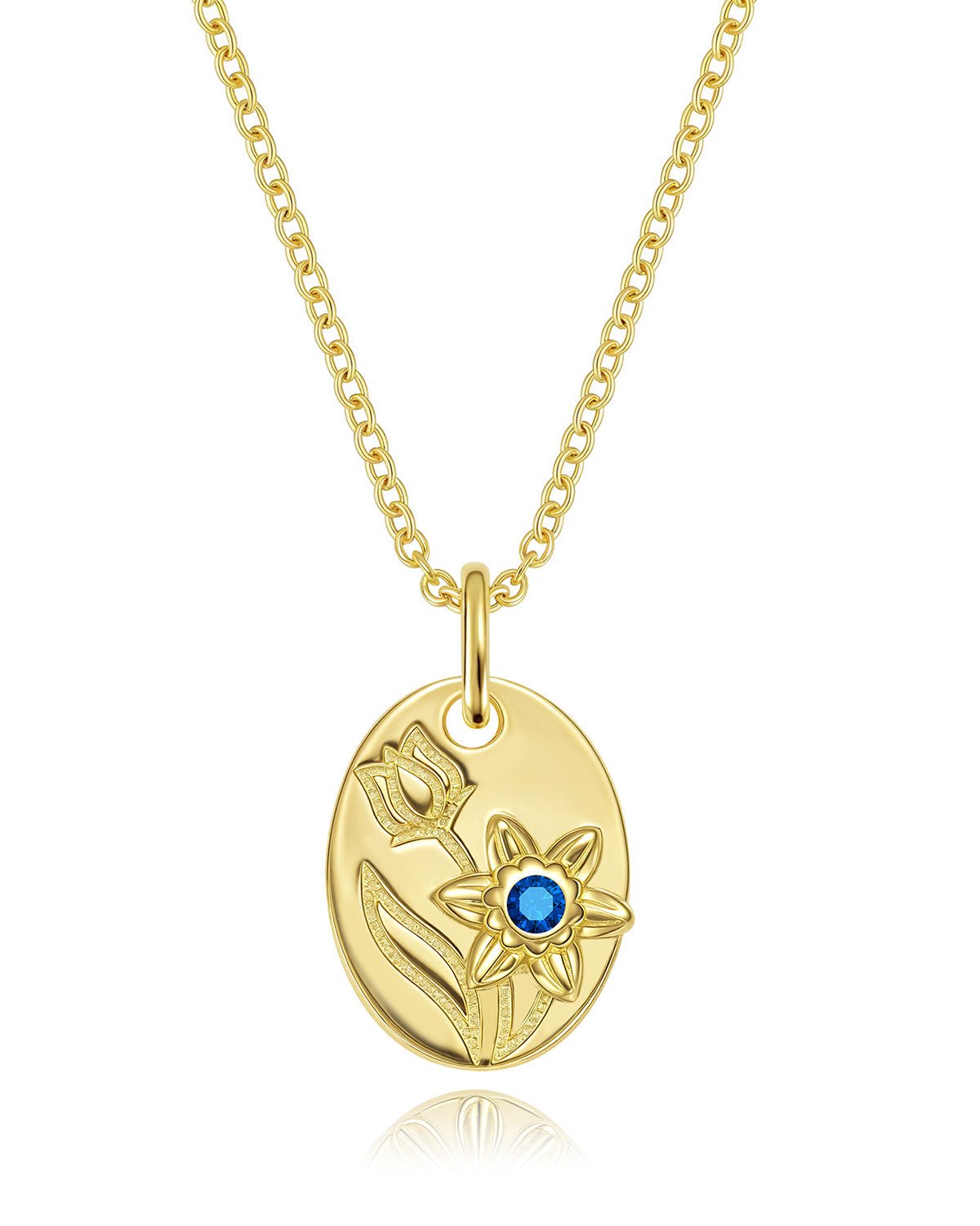 September birth flower necklace