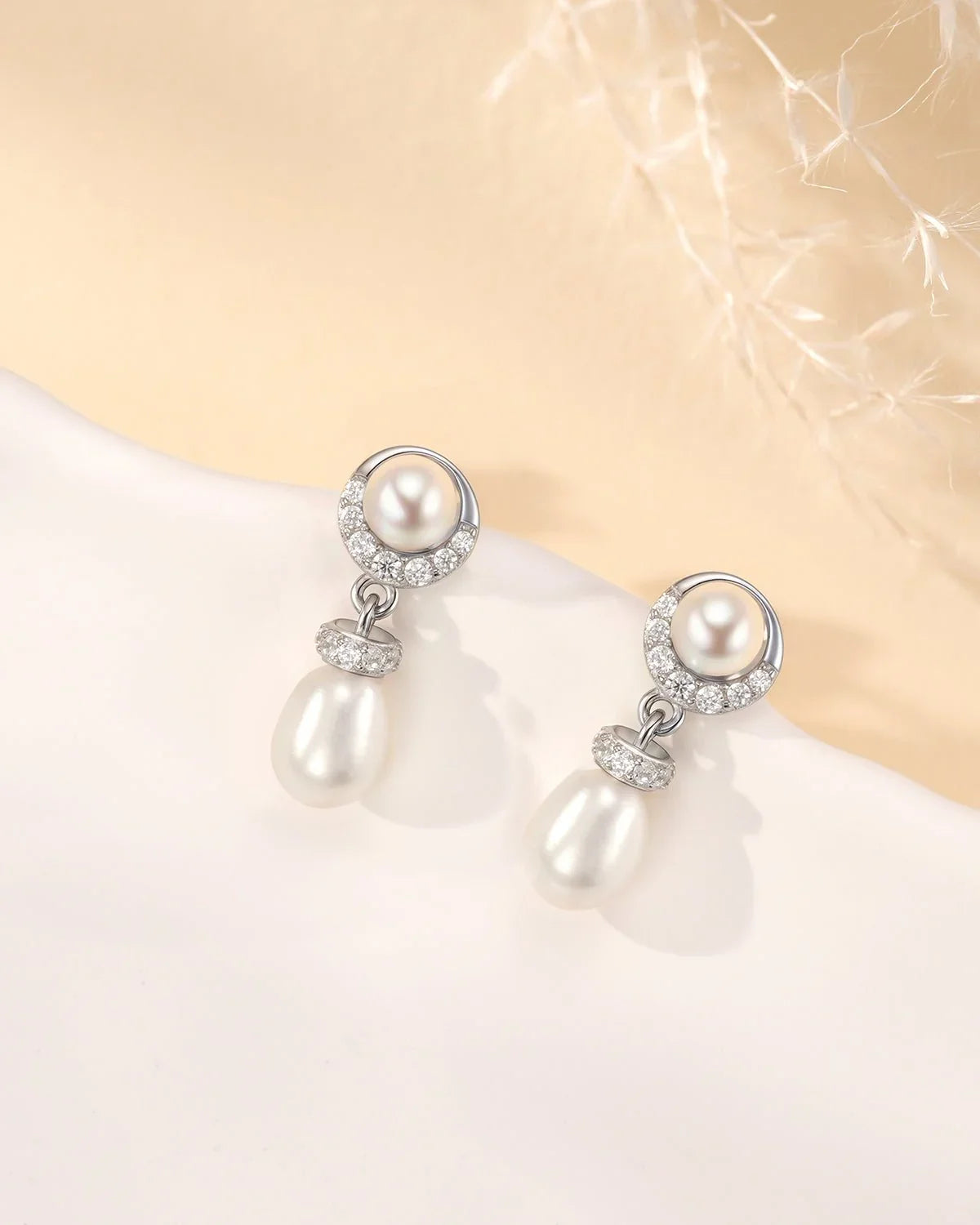  pearl drop earrings