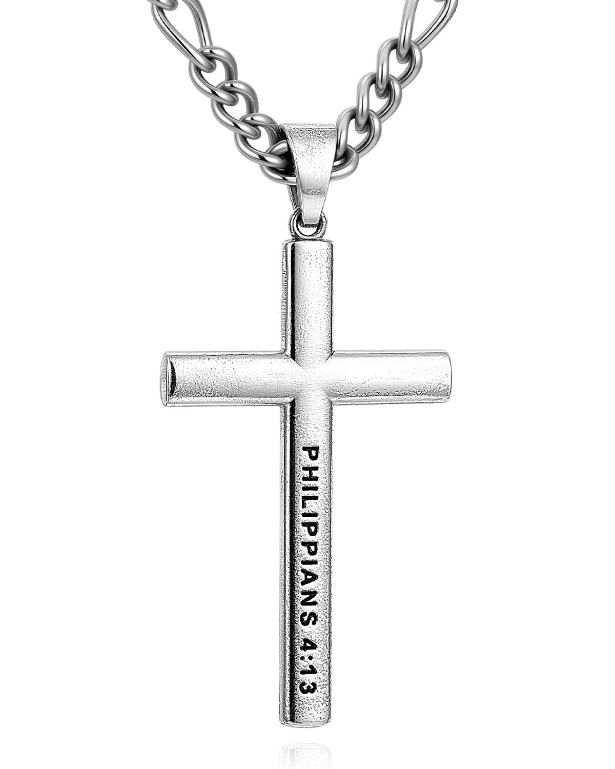 philippians 4:13 cross necklace 