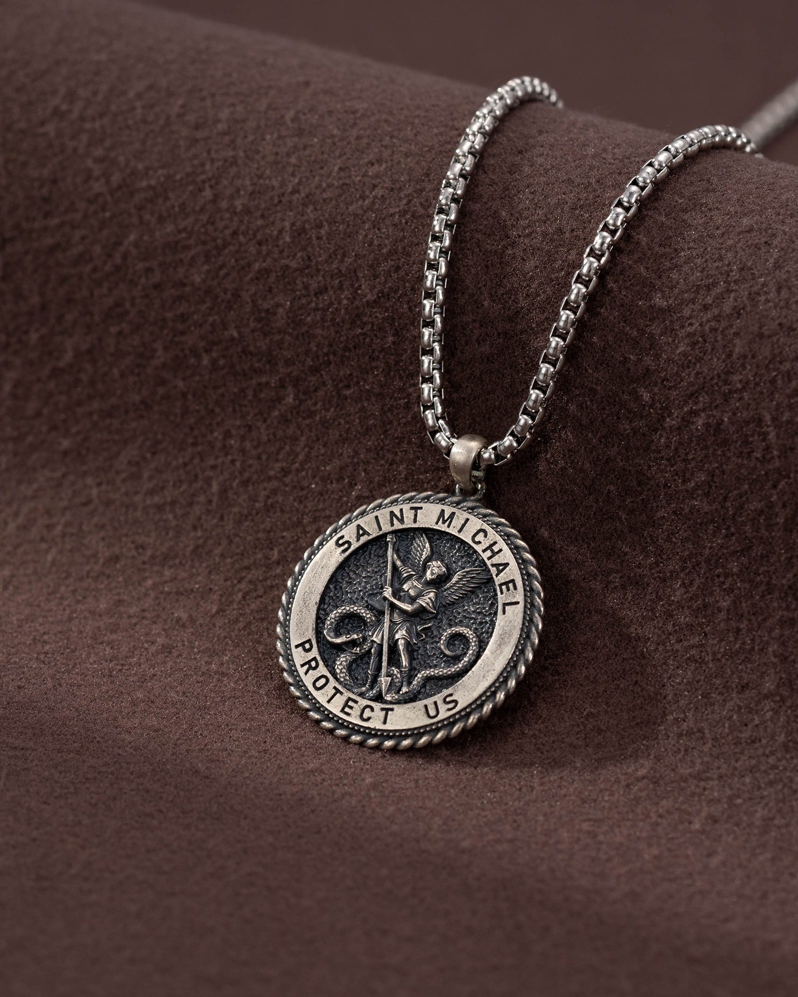 saint michael necklace