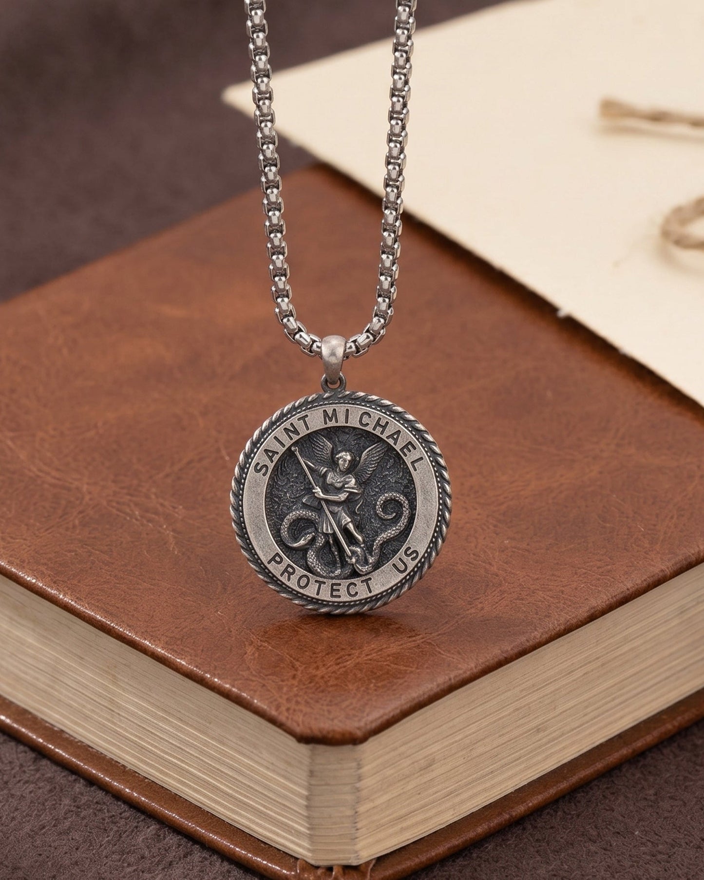 saint michael necklace