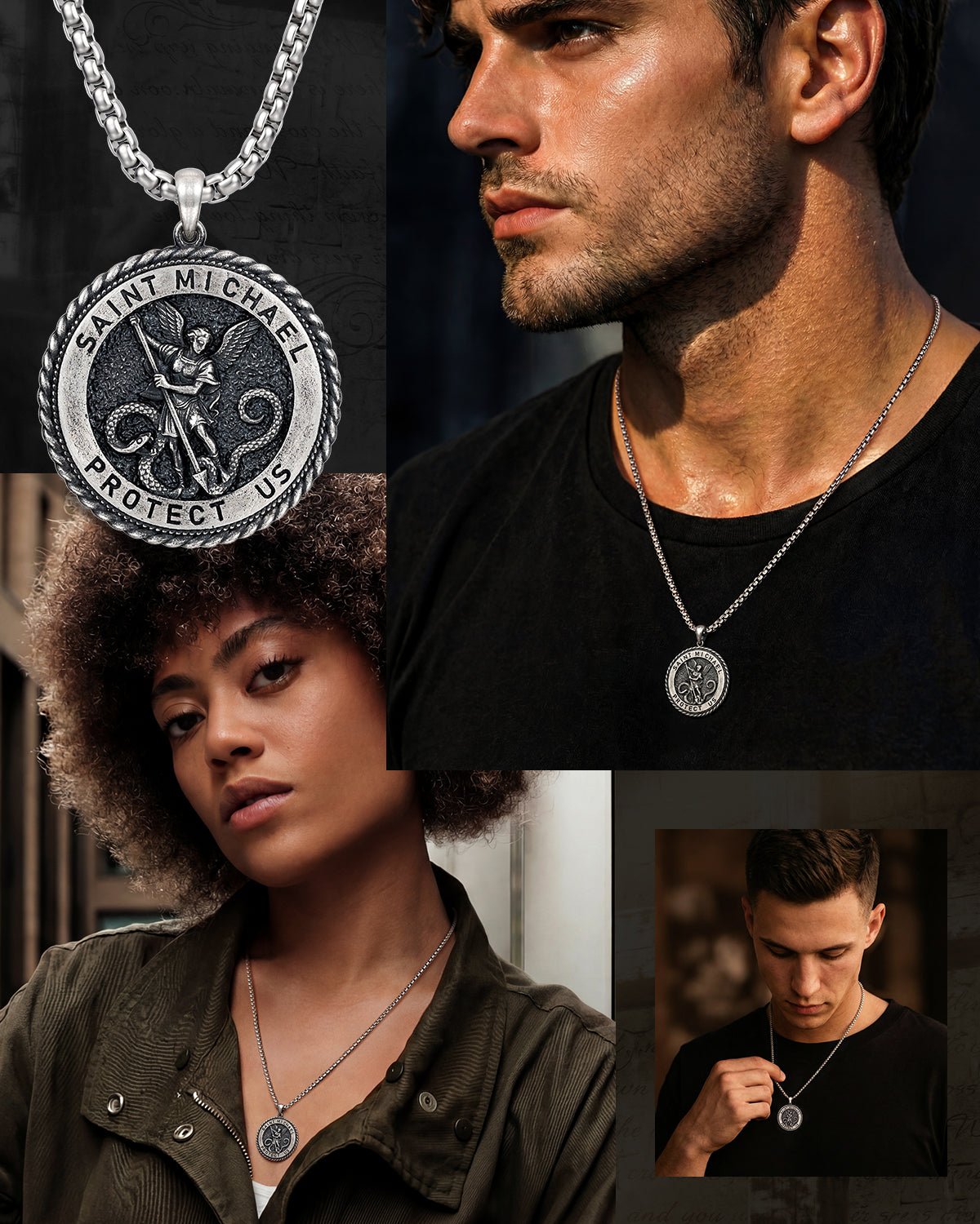 St Michael necklace