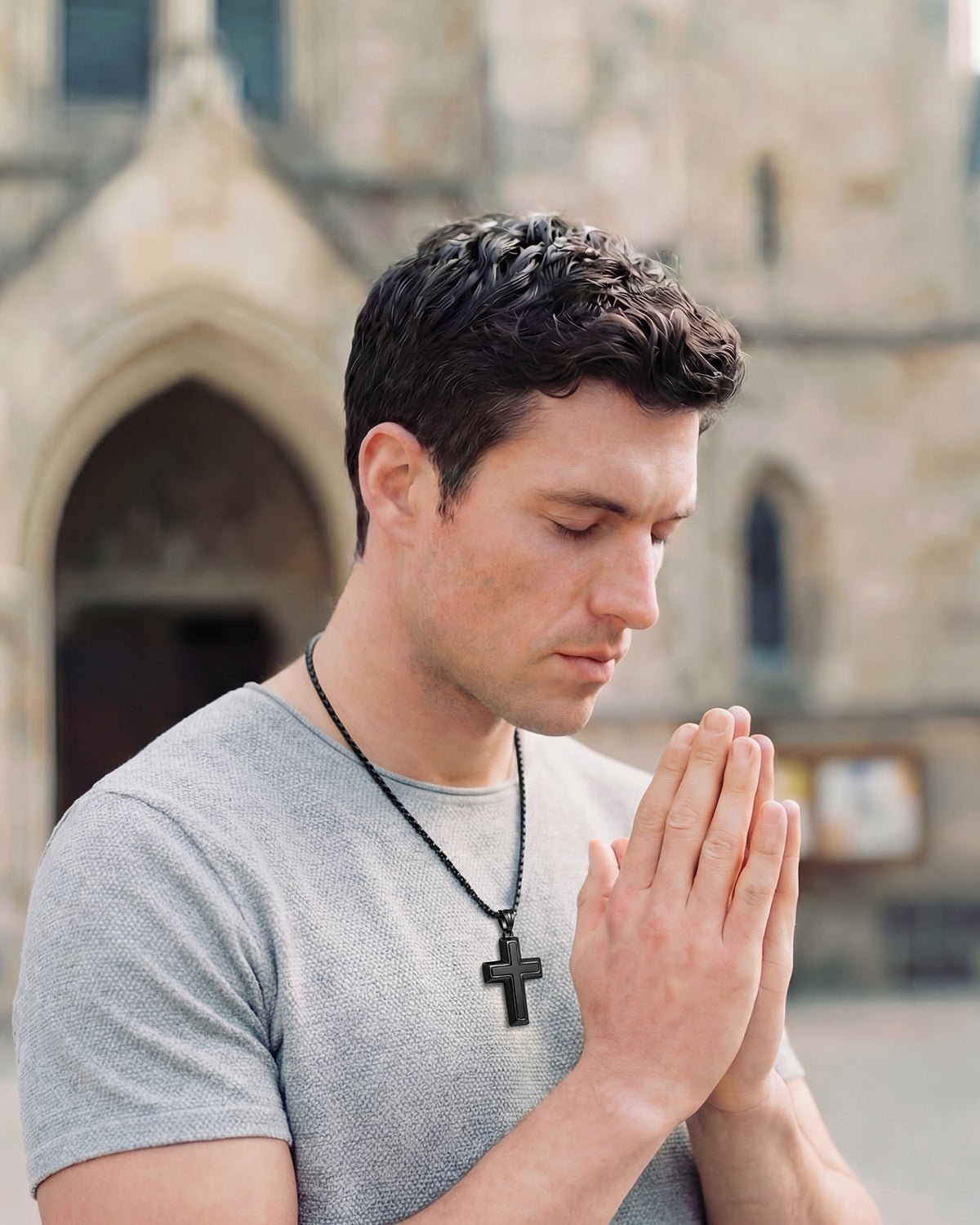 cross necklace for men