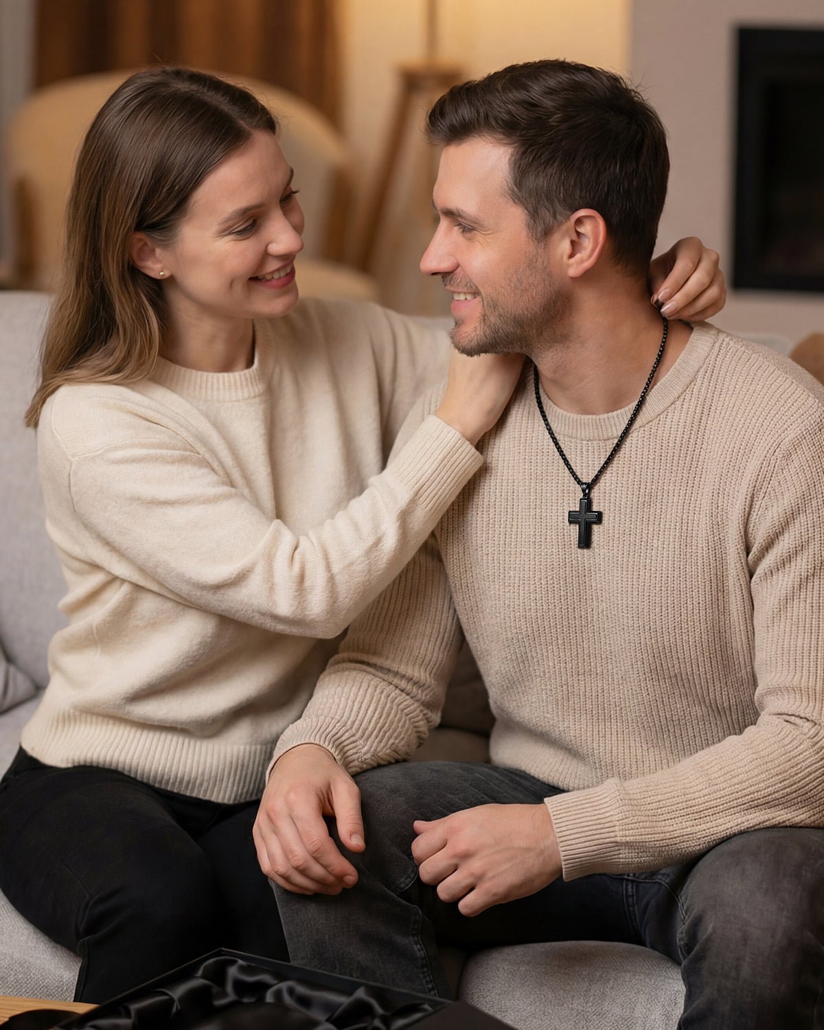 men's cross necklace