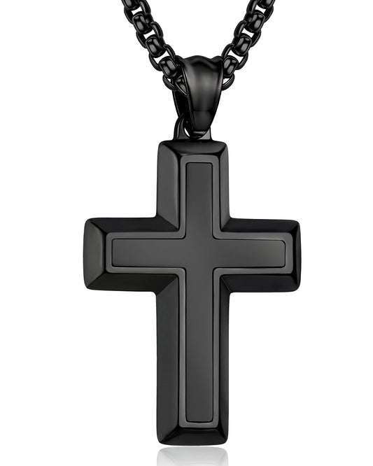 men's cross necklace