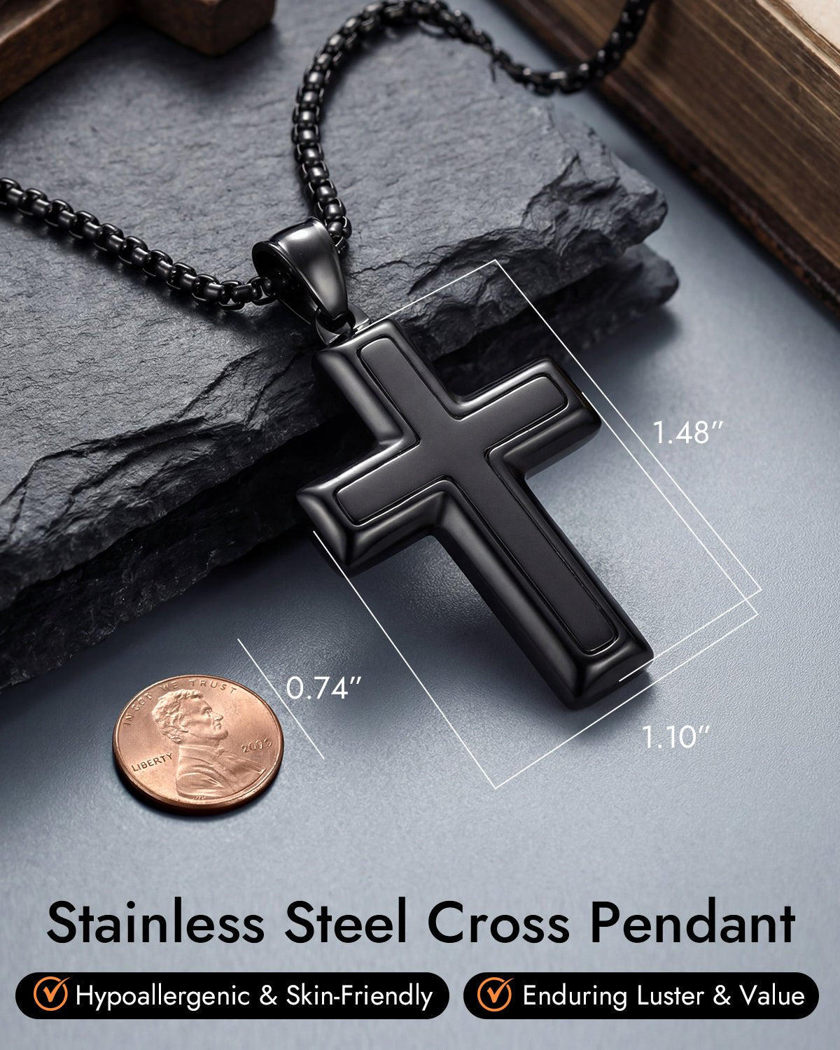 cross necklace for men