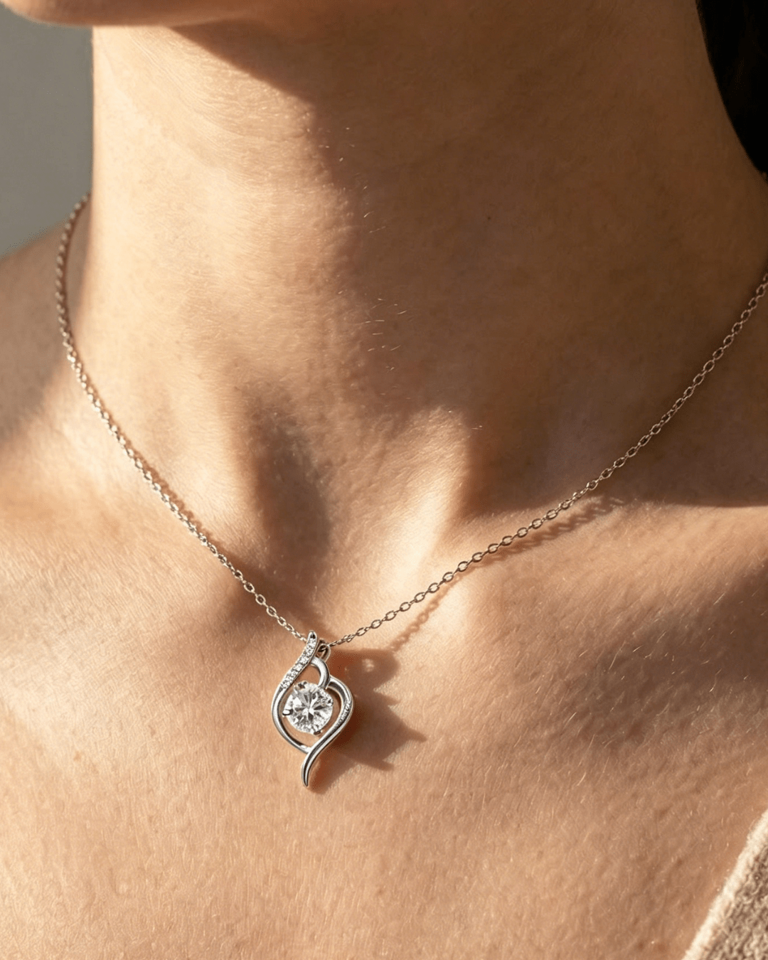 moissanite necklace