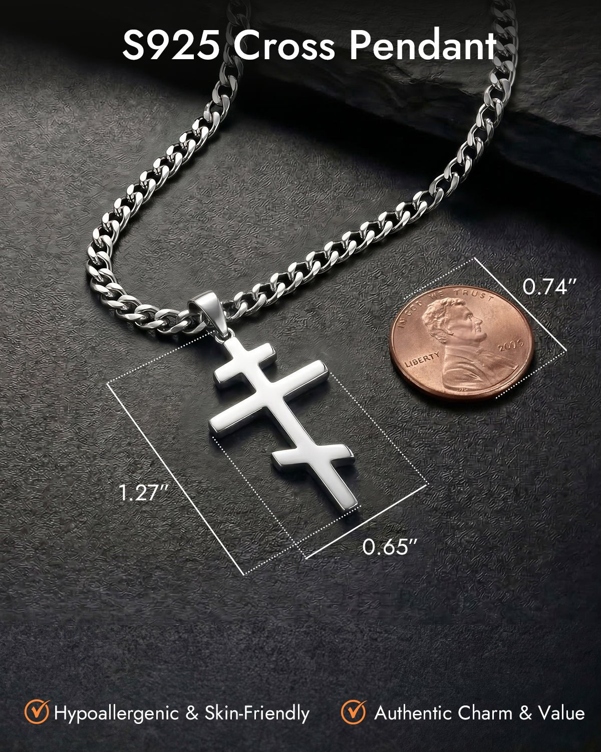 orthodox cross necklace