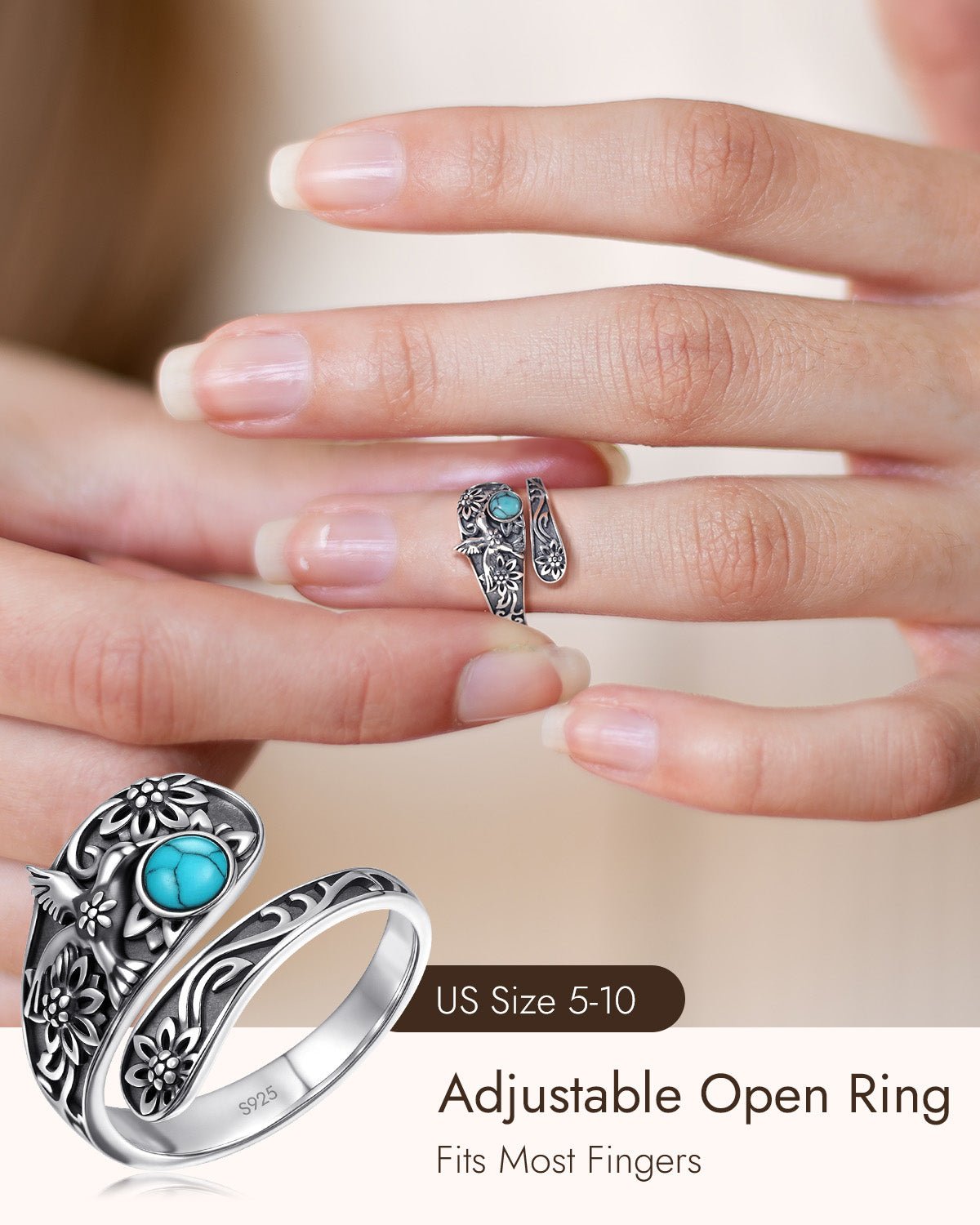 turquoise ring for women  
