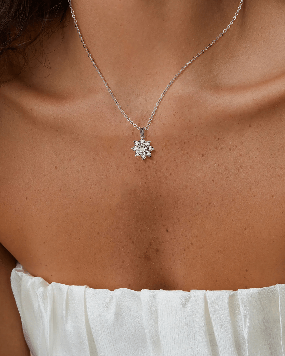 snowflake necklace
