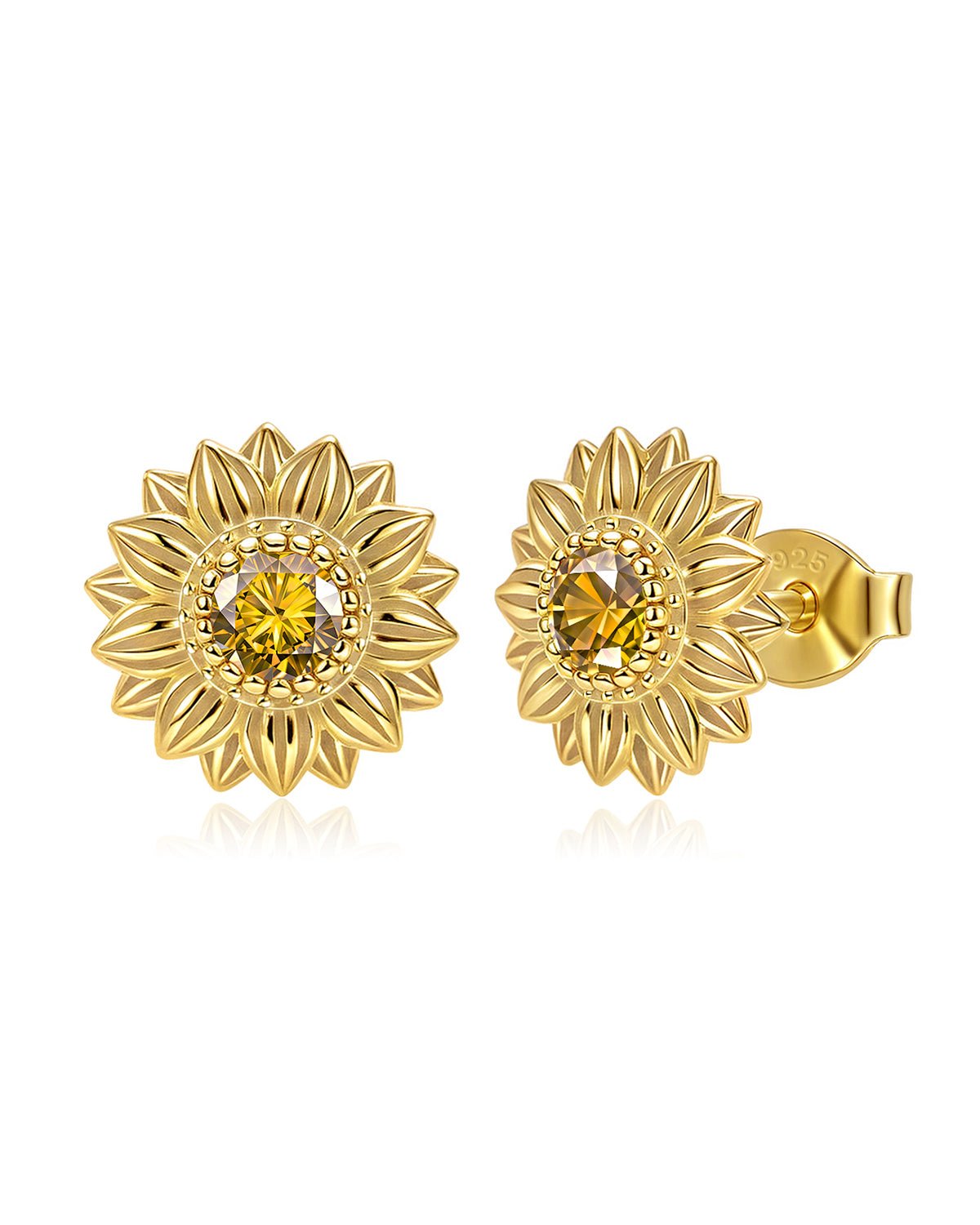 sunflower earrings