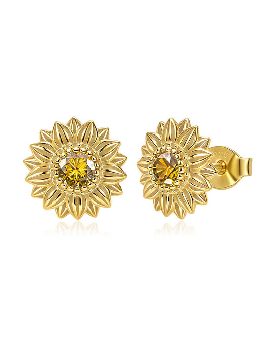 sunflower earrings