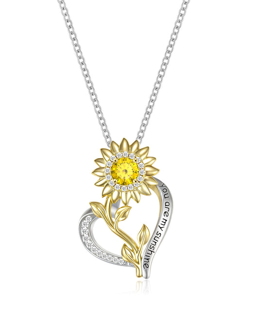 sunflower necklace