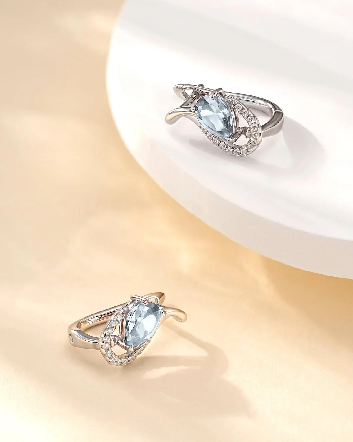 march birthstone earrings