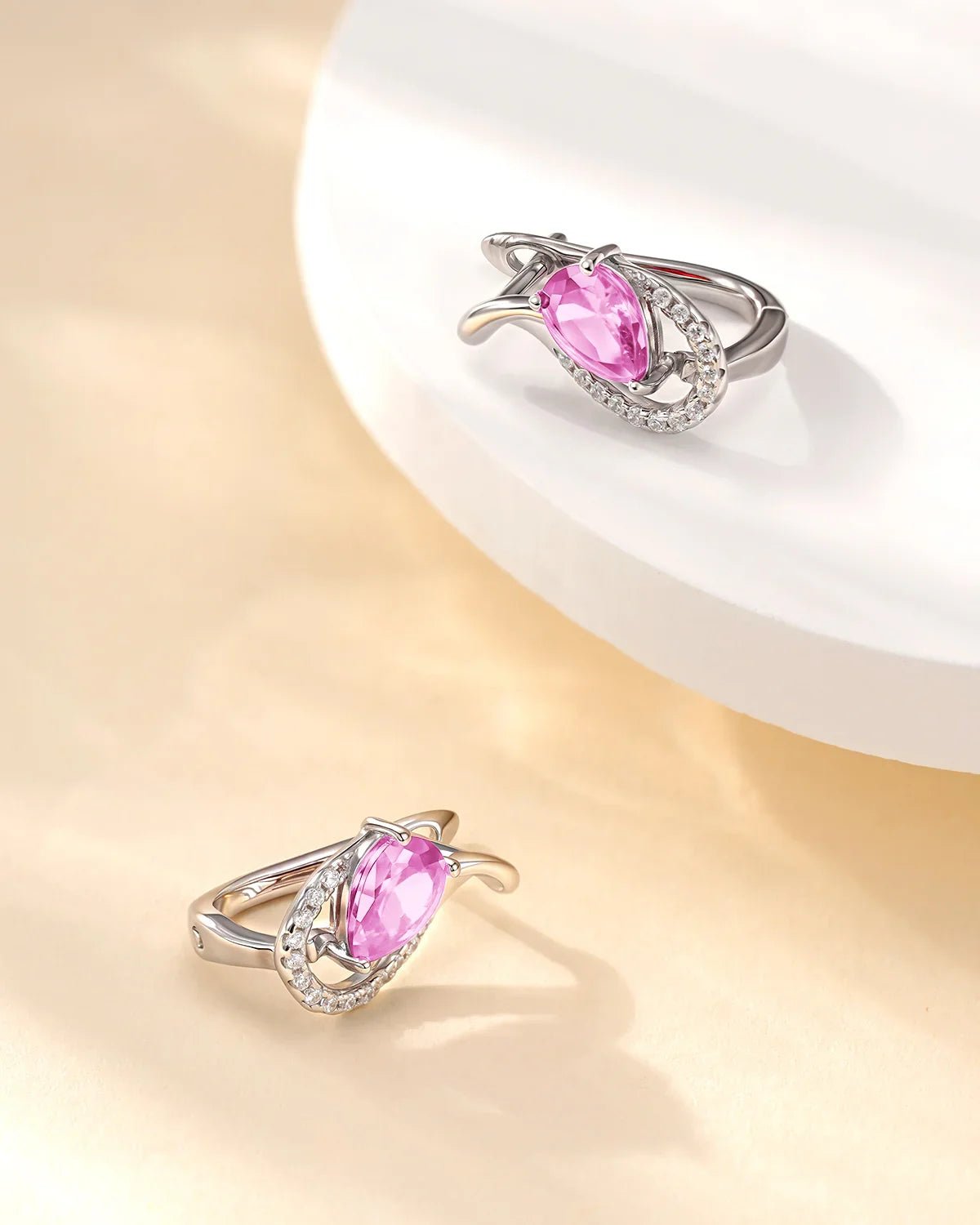 pink tourmaline earrings