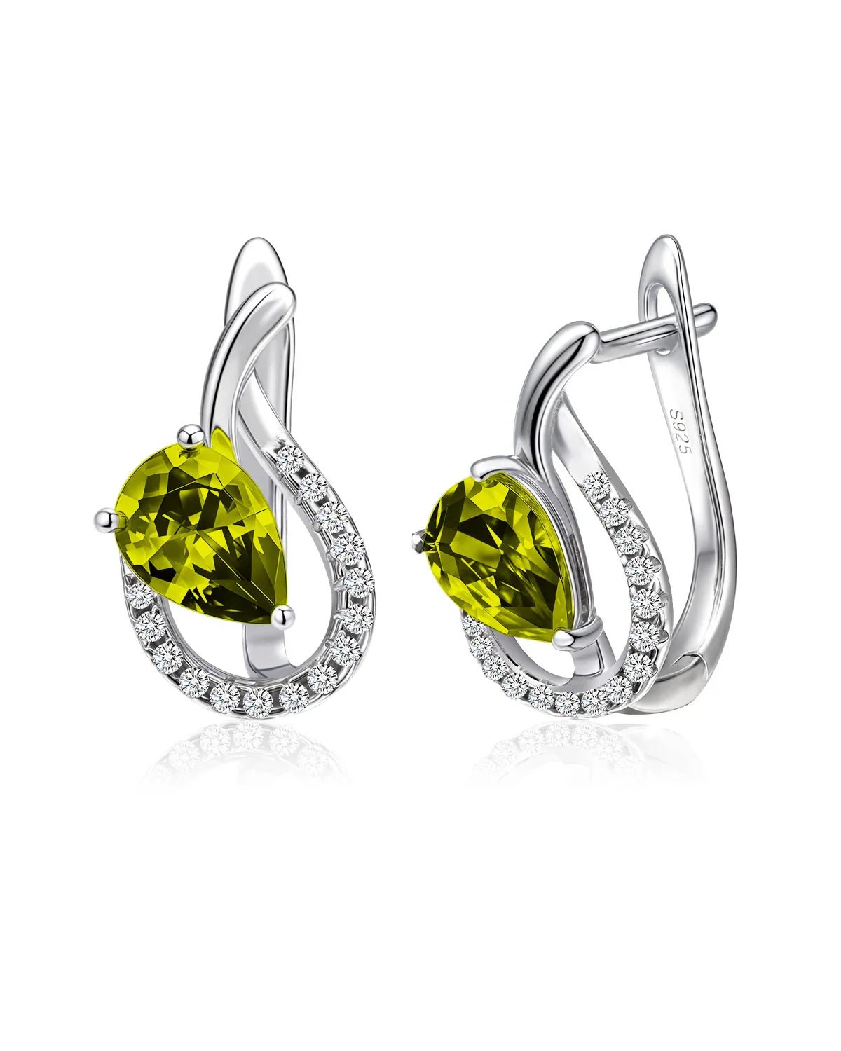 peridot earring