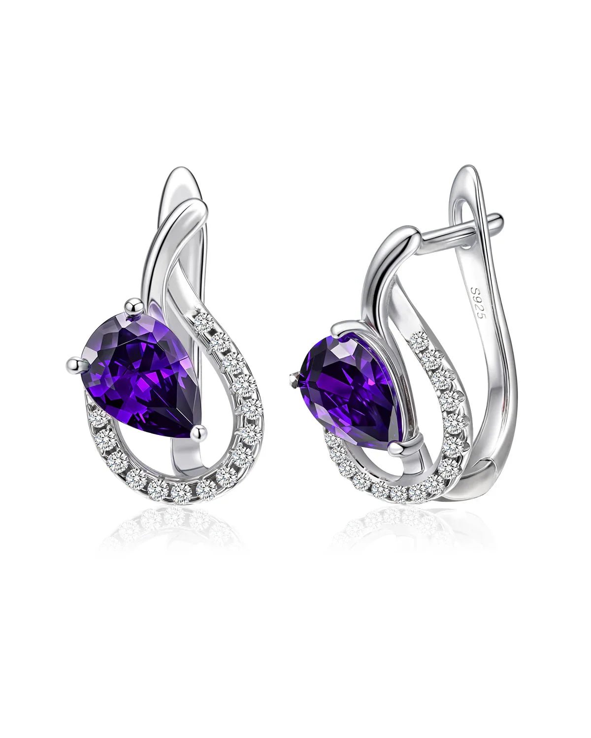 amethyst earrings