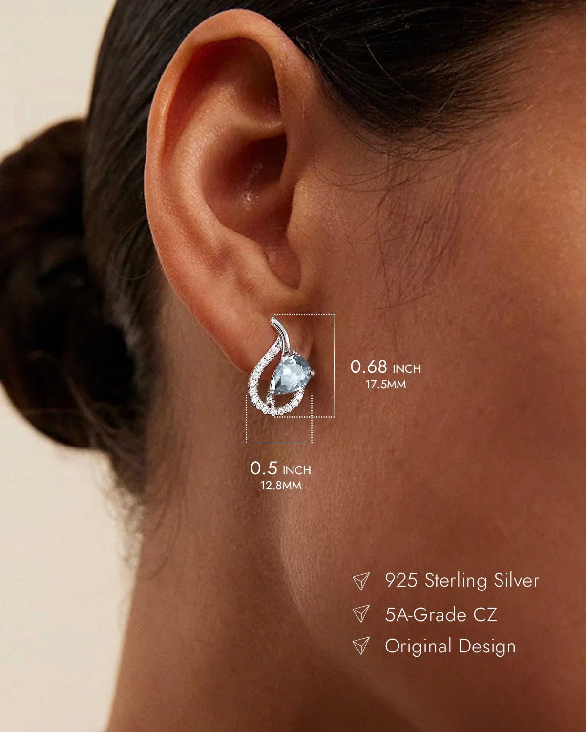 cubic zirconia earrings