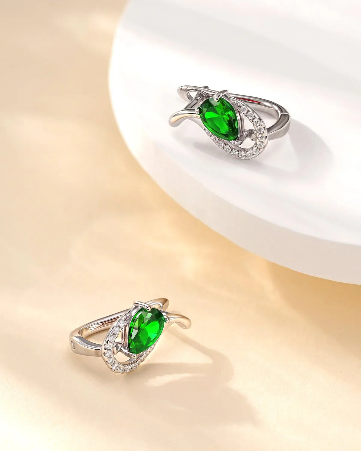 emerald earrings