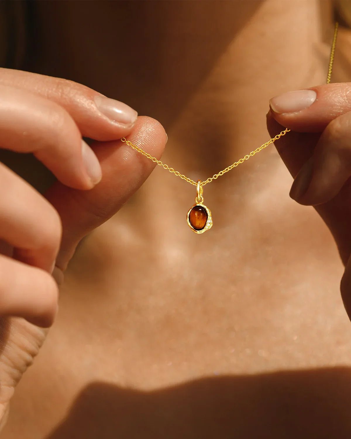 healing stone necklace