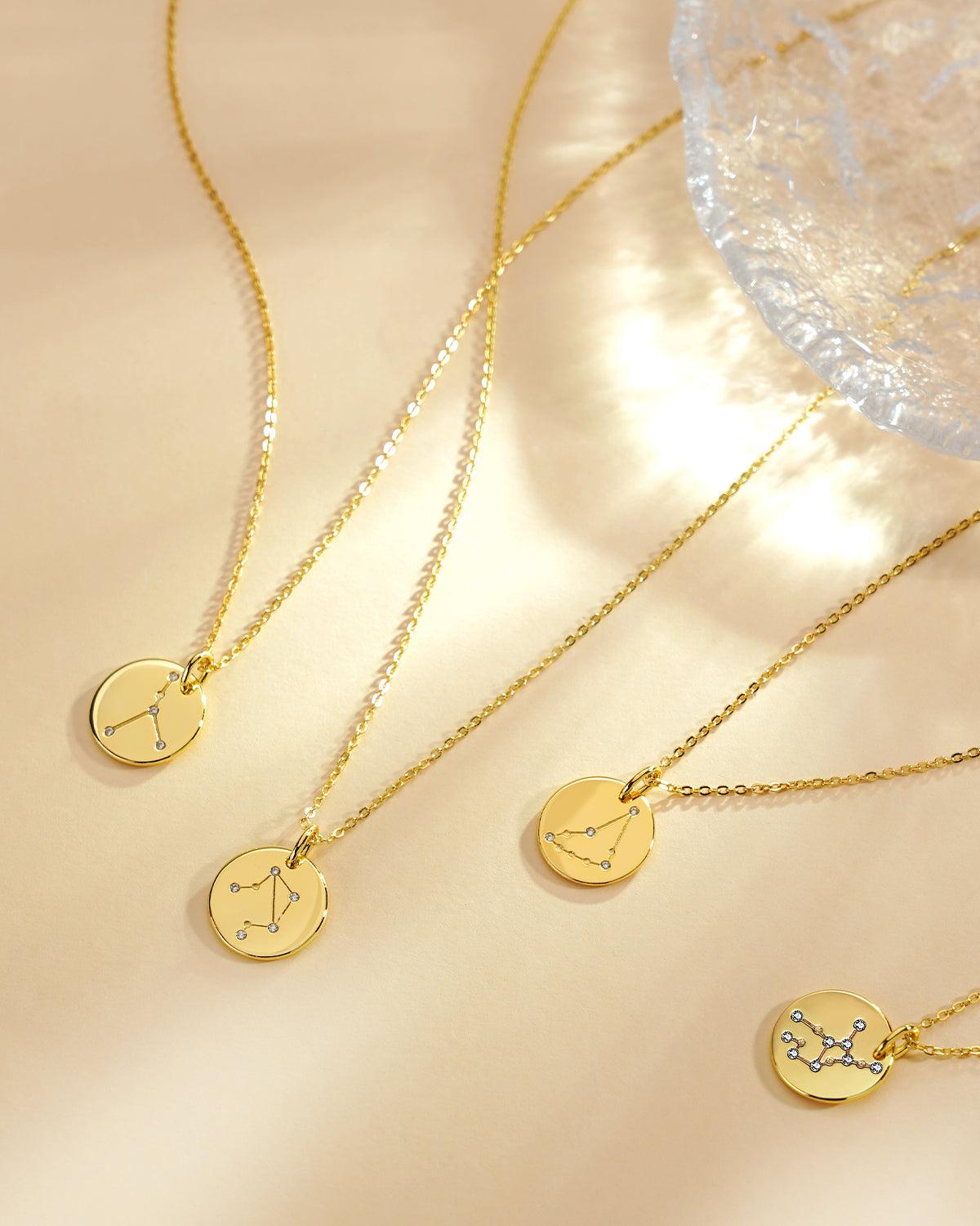 Virgo Zodiac Pendant Necklace - Molenia Jewelry