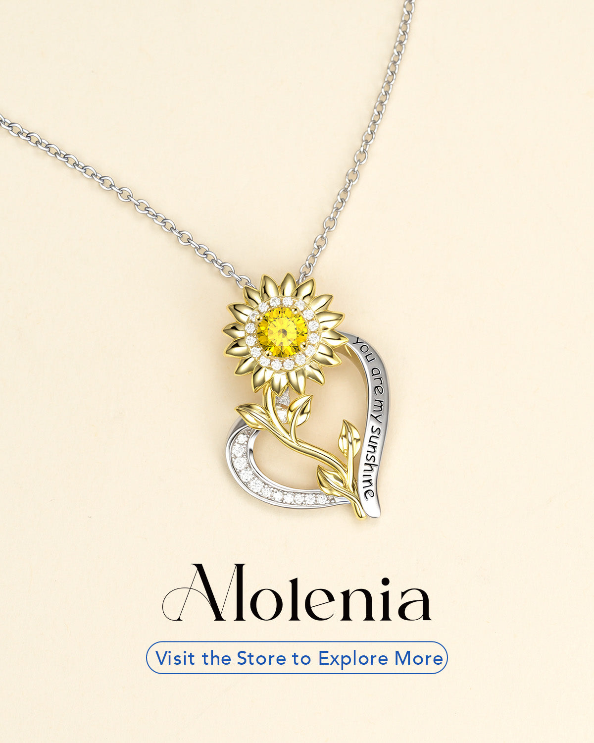 you are my sunshine necklace